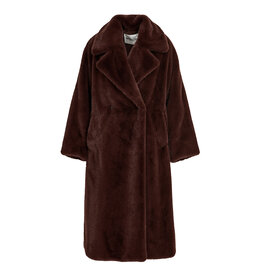 Essentiel Antwerp Faux Fur Coat Edict Mauve