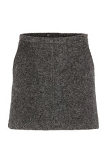 By-Bar Lot Woolen Skirt Dark Grey Melee