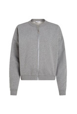Penn&Ink N.Y. Cardigan Print W23T1031LTD Grey Mel/Black