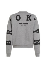 Penn&Ink N.Y. Cardigan Print W23T1031LTD Grey Mel/Black