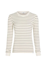 Penn&Ink N.Y. Longsleeve Stripe W23F1402LTD Ecru/Grey