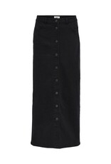 Object Sina Long Denim Skirt Black