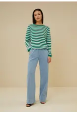 By-Bar Pullover Gwen Thin Stripe Evergreen