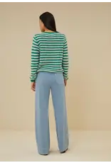 By-Bar Pullover Gwen Thin Stripe Evergreen