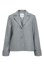 Object Nicole Wool Jacket Grey Melange