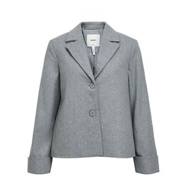 Object Nicole Wool Jacket Grey Melange