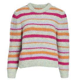 Object Lola Striped Pullover Tea/Multi