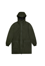 Rains Cargo Long Jacket Green