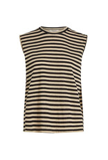 Penn&Ink N.Y. T-Shirt S24T1055 Stripe Black/Beige