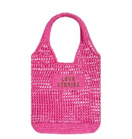 LoveStories Bag Shopper Straw Pink