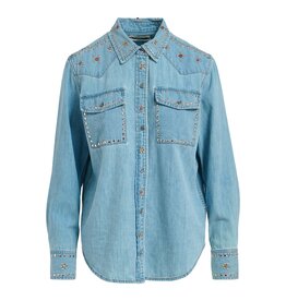 Essentiel Antwerp Denim Shirt Fairchild Feeling Blue