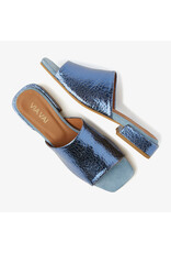 ViaVai Slipper Gigi Laquw Lame Blue