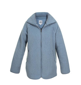 Blue Sportswear Jacket Teddy Aria Ashley Blue