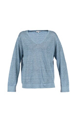 Blue Sportswear Knit Linen Agnes Blue melange