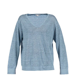 Blue Sportswear Knit Linen Agnes Blue melange