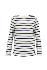 Blue Sportswear Blouse Asma Striped Ecru/N. Navy