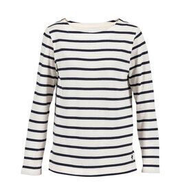 Blue Sportswear Blouse Asma Striped Ecru/N. Navy