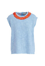 Essentiel Antwerp Top Field Feeling Blue