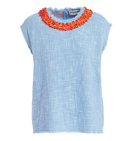 Essentiel Antwerp Top Field Feeling Blue