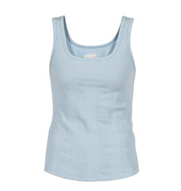 Blue Sportswear Tank Top Annamay Rib Heaven