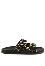 Toral Slipper Selma Negro/Oro