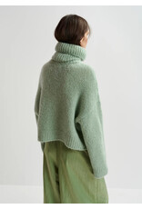 Essentiel Antwerp Pull Griffin collar F.Green