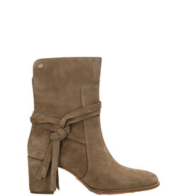 Fred de la Bretoniere ankle boot suede Gia Stella Dark Taupe