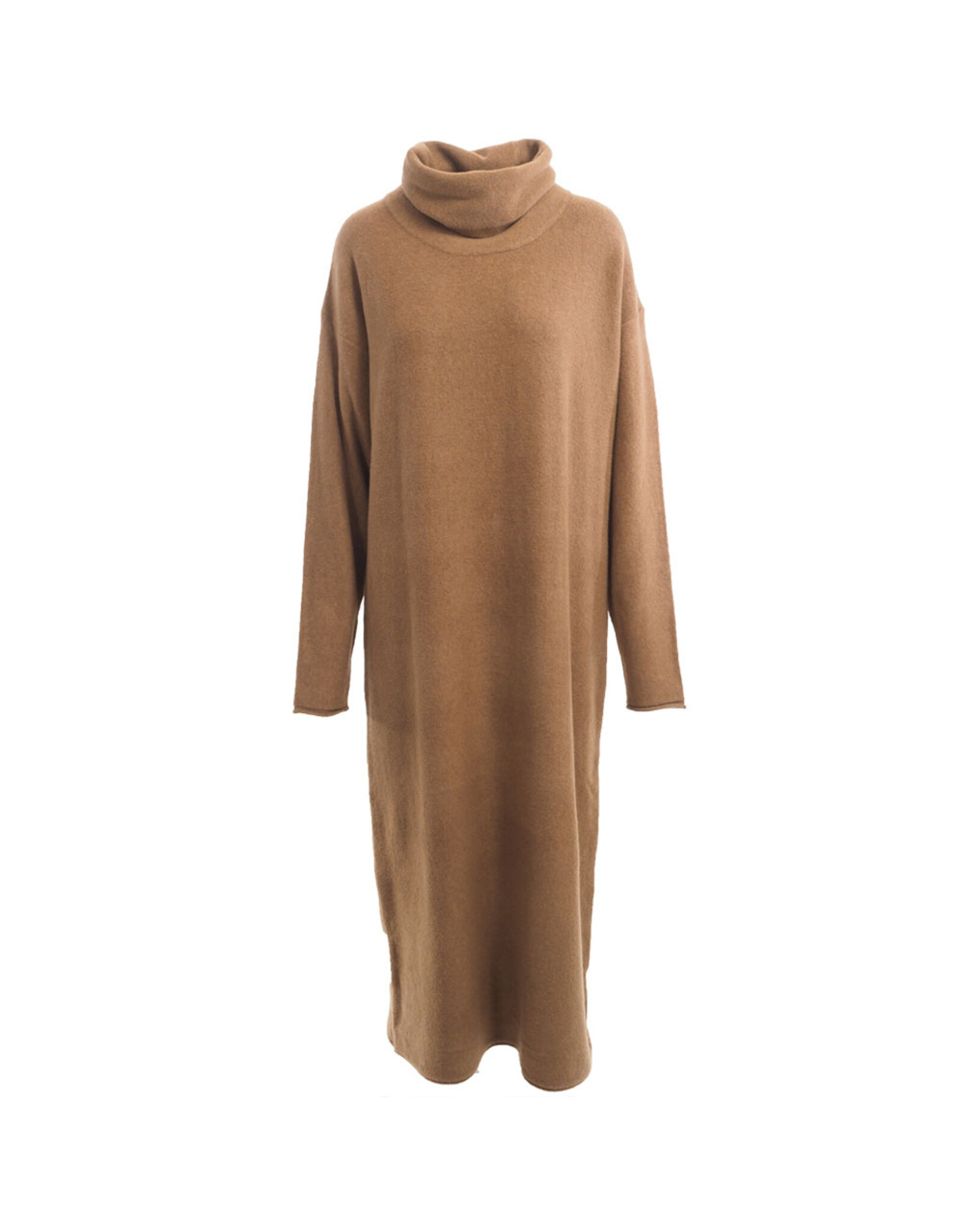 Dress with a slit and metal zip - Dress EGID by Kocca
