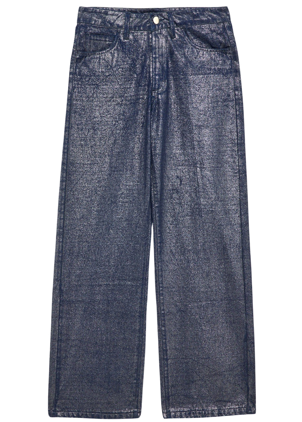 Ottod'Ame  Black Viscose palazzo trousers main image 0