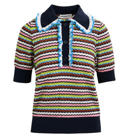 Essentiel Antwerp Essentiel Polo Haximum striped Off white