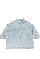 M.E.W. My Essential Blouse LaraMW 115 boxy L.blue w.