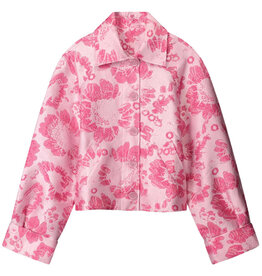 Pom Amsterdam Jacket Floral jacquard Pink