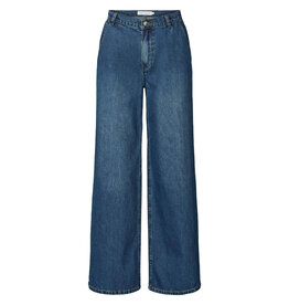 Rabens Saloner Pant Inez Denim W.indigo