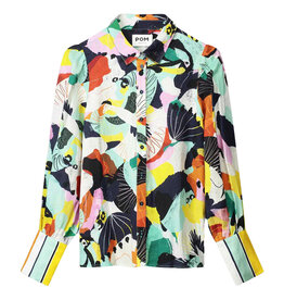 Pom Amsterdam Blouse Paradise Multi colour
