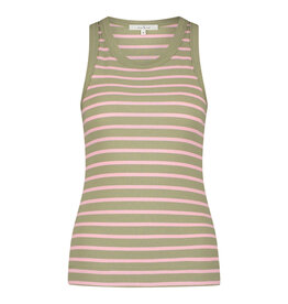 Circle of Trust Top  Jada Aurora pink stripe