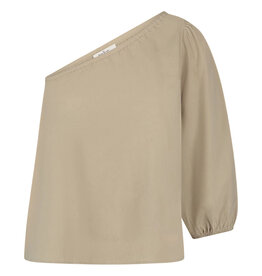 Circle of Trust Top Marloes one shoulder Olive grey