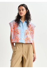 Essentiel Antwerp Shirt Hebraska Combo1 Lake blue