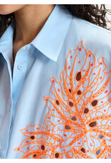 Essentiel Antwerp Shirt Hebraska Combo1 Lake blue
