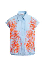 Essentiel Antwerp Shirt Hebraska Combo1 Lake blue