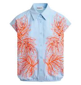 Essentiel Antwerp Shirt Hebraska Combo1 Lake blue