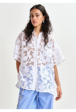 Essentiel Antwerp Shirt Hok lace oversized White