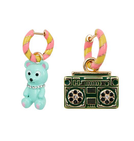 Essentiel Antwerp Earrings Hilda with charms  Calypso pink