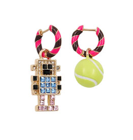 Essentiel Antwerp Earrings Hogan with charms  Virtual pink