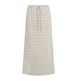 Penn&Ink N.Y. Skirt S25F1649LTD stripe Ecru-c.grey