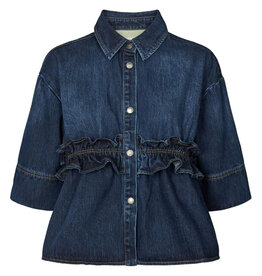 Rabens Saloner Jacket Paige shirt D.w.Indigo