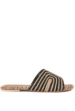 Toral Slipper Betty Black-beige
