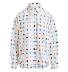 Essentiel Antwerp Essentiel Shirt Ihelican mirror embo Combo2 White