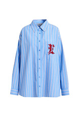 Essentiel Antwerp Essentiel Shirt Ipatch Combo2 Pale kingsblue