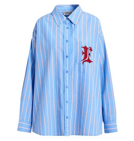 Essentiel Antwerp Essentiel Shirt Ipatch Combo2 Pale kingsblue