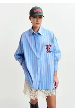 Essentiel Antwerp Essentiel Shirt Ipatch Combo2 Pale kingsblue
